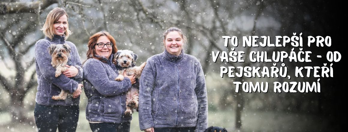 Tým Doghouse. Psí salon, psí wellness, psí hotel, psí školka,  e-shop a prodejna v jenom.