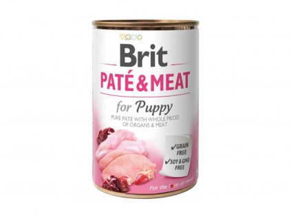 konzerva brit pate meat puppy 400g