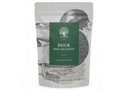 ESSENTIAL Mini Delights duck pamlsek pro psy 100 g