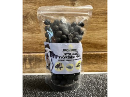URYCHLOVAČ VYCVIČENÉHO PSA - carbonové kuličky s aktivním uhlím 12mm 100g, 200g a 250g