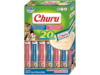 inaba-churu-dog-snack-kure-tunak-a-kure-losos-multipack-20x14g