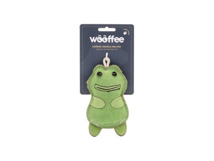 Wooffee kožená hračka Žabka
