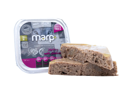 Marp Natural Plus vanička pro psy krůtí s lososem