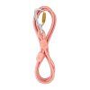 rope leash thin salmon pink 928161