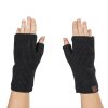 1311 Ash Knitted Wrist Gaiters DARK GREY WEB 01
