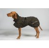 3237 BAY Thermal Dog Coat, High set tail Olive Detail 01