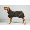 3235 BAY Mesh Dog Coat, High set tail Olive Detail 01