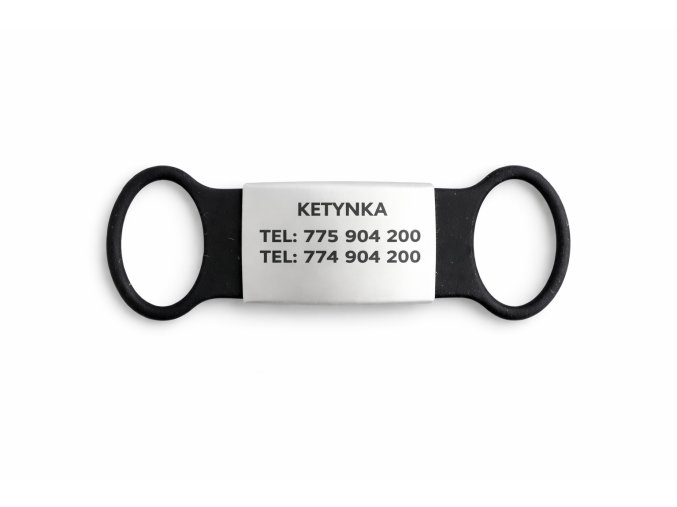 velký štítek stříbrný