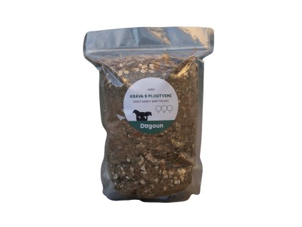 krava s ploutvemi barf