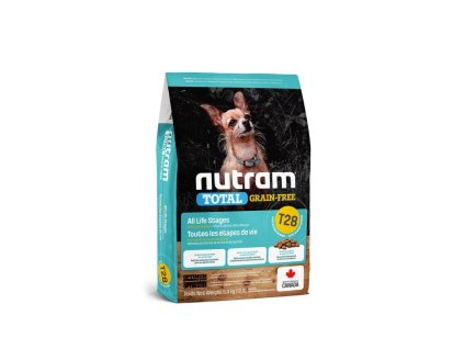 t28 nutram total grain free salmon trout dog bezobilne krmivo losos pstruh pro psy malych plemen 0