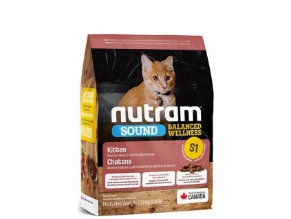 s1 nutram sound kitten pro kotata 0