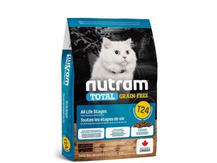 t24 nutram total grain free salmon trout cat