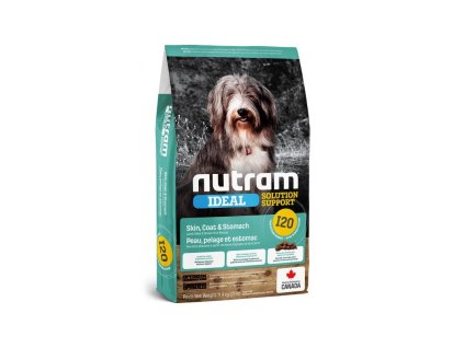 i20 nutram ideal sensitive skin coat stomach dog pro dospele psy s citlivym zazivanim problematickou 0