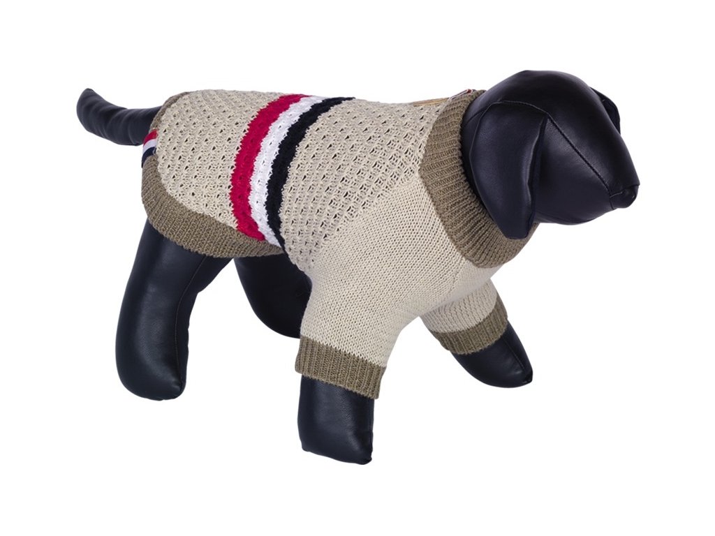 Nobby SIRA pletený svetr pro psy béžová (Velikost výrobku 36)