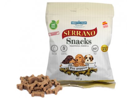 Serrano Snacks para cachorros de Mediterranean Natural