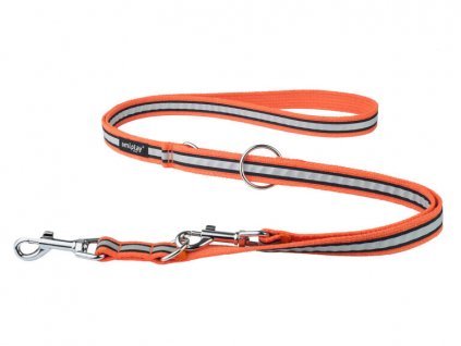 07. Adjustable Leash 6 in 1 Cotton Shine Orange 768x576