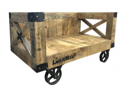 Luxusní industriální pohovka Lex & Max 88 x 53 x 48 cm