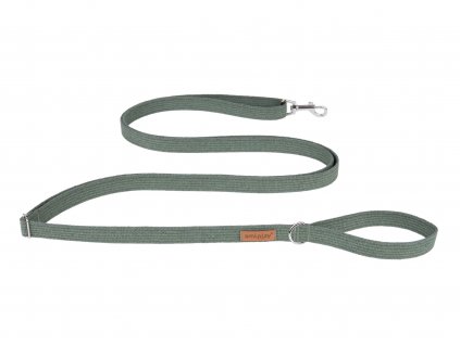 amiplay cotton adjustable leash easy fix khaki