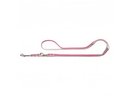 Hunter leash dark pink faux