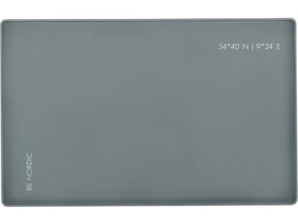BE NORDIC prostírání 60 x 40 cm, silikon, šedá