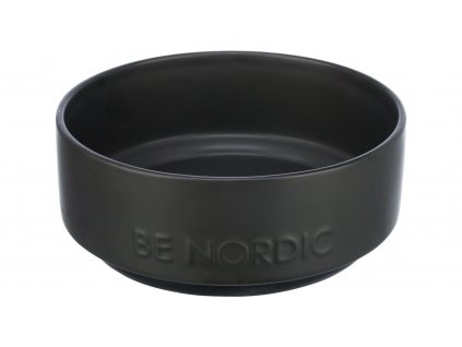 BE NORDIC keramická miska, černá  1,2 l/ ø 18 cm