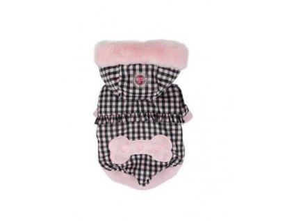 Pinkaholic Witty zimní bunda pro psy L 30cm růžová