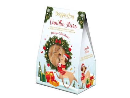 DoggyeBagvánoční hvězdy Vanilla Stars s vanilkou a malinou 180 g