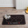 pet rebellion dinner mate jet black koberecek pod misku 40x60cm