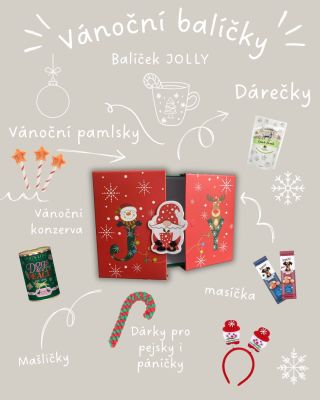 Vánoční balíček JOLLY je vymazlený plný dobrot, hraček i vychytávek pro malá i velká psí bříška 🎁. Máme rovnou ve dvou...