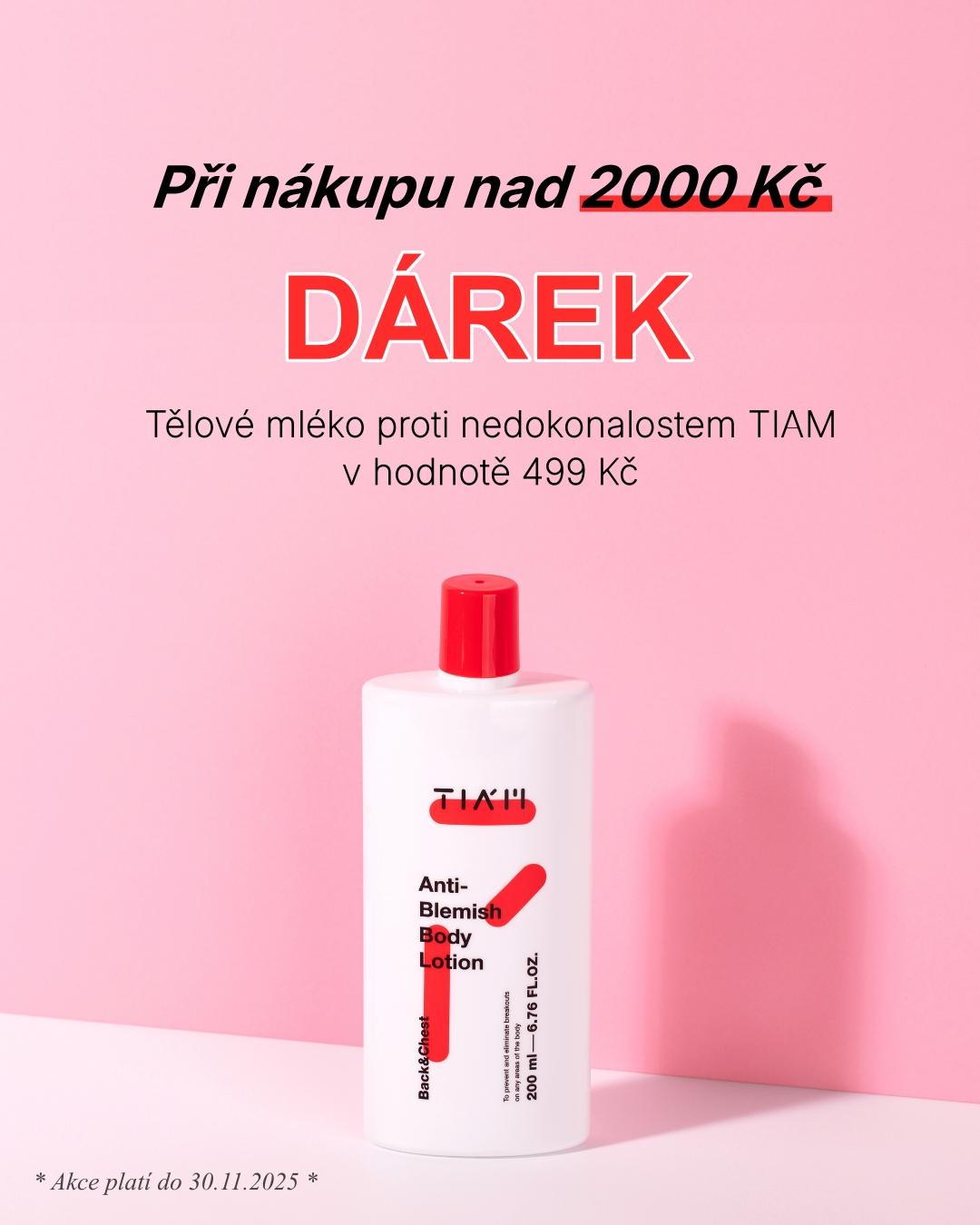 Tělové mléko ZDARMA