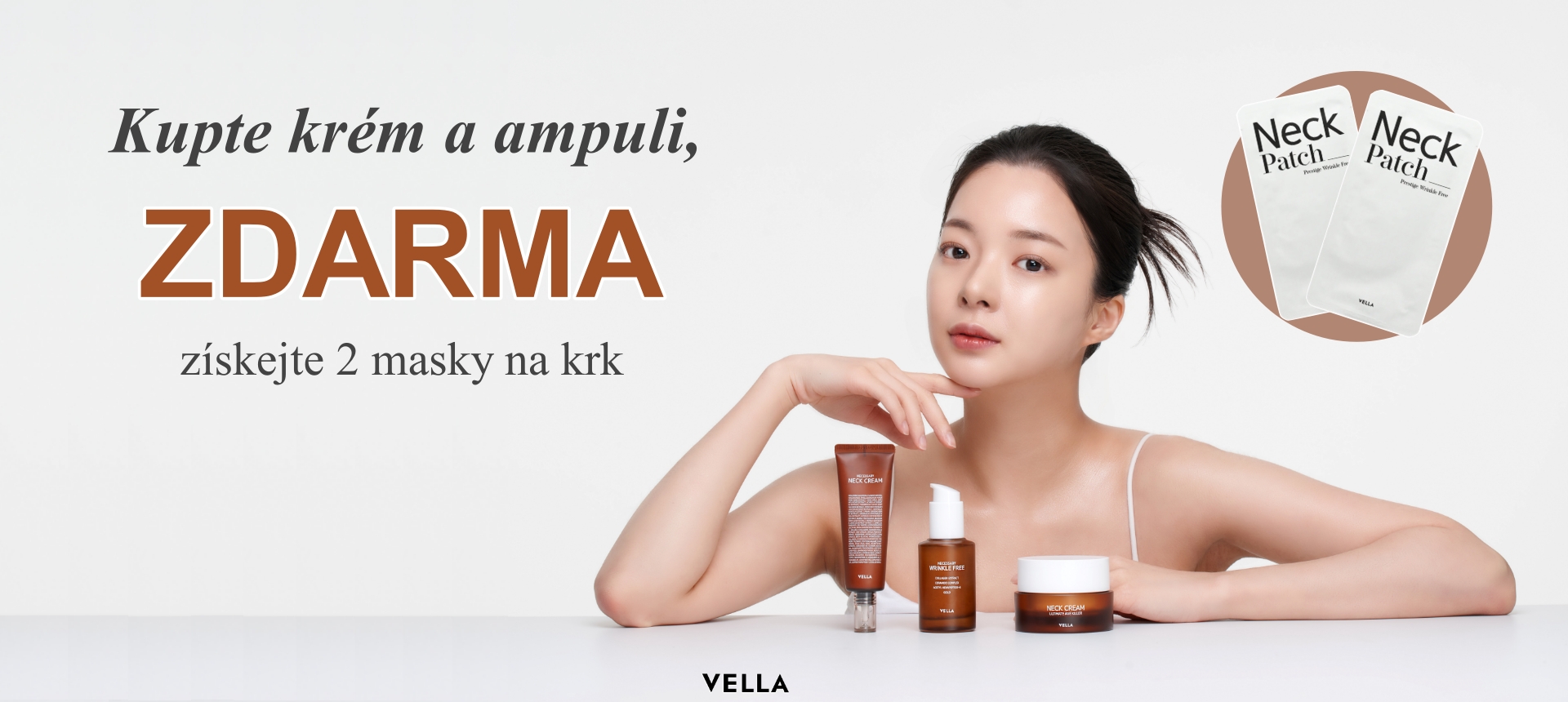 A+B Event_Vella, neck cream, wrinkle free amloule