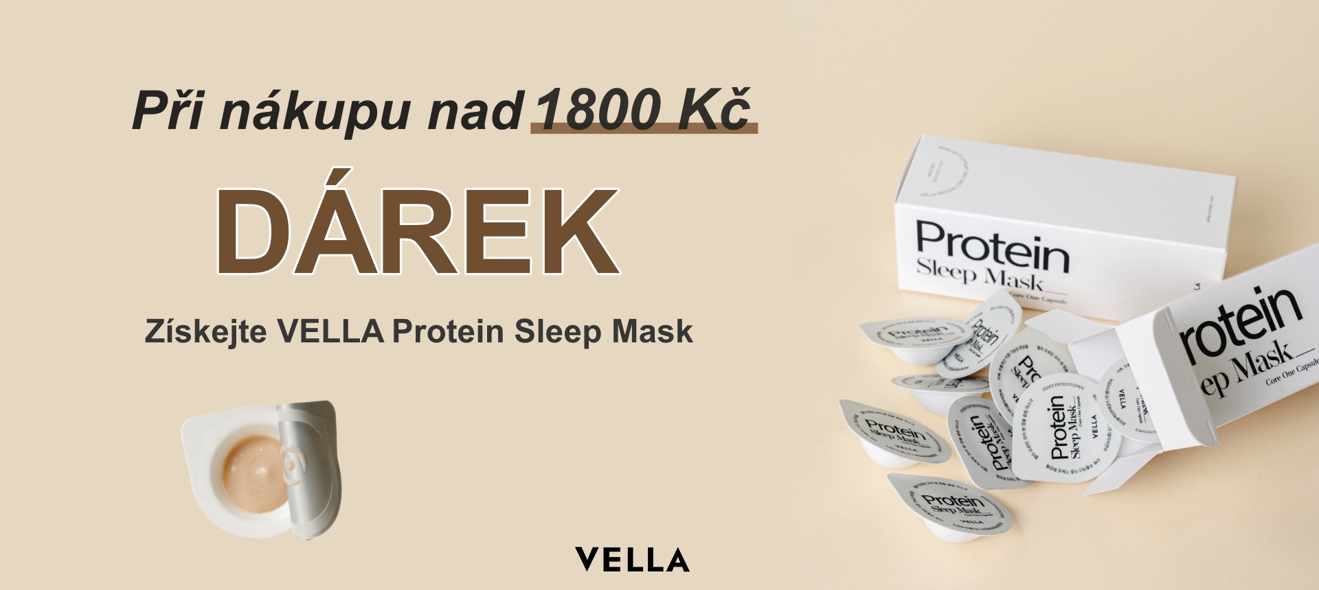 VELLA Protein sleep mask