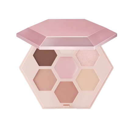 ELROEL Barely Mood Shadow Palette Pale Rose