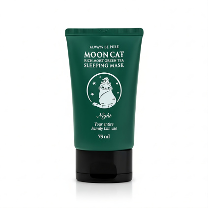 ALWAYS BE PURE Mooncat Rich Moist Green Tea Mask