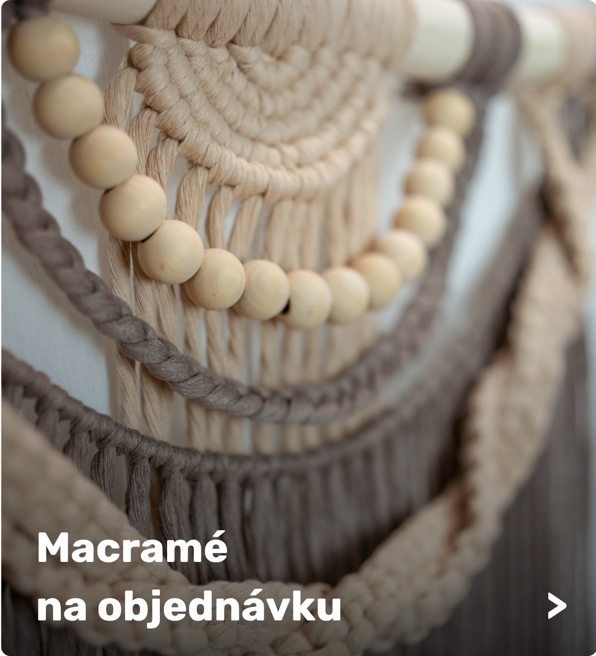 Macramé na objednávku