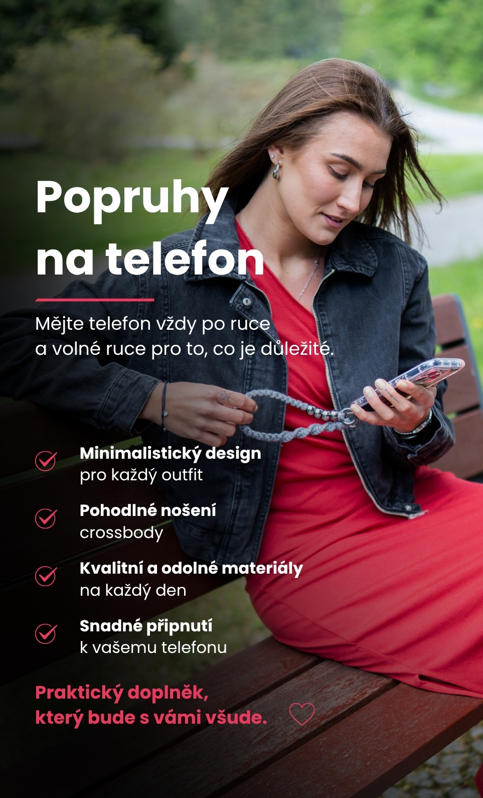 popruhy na telefon