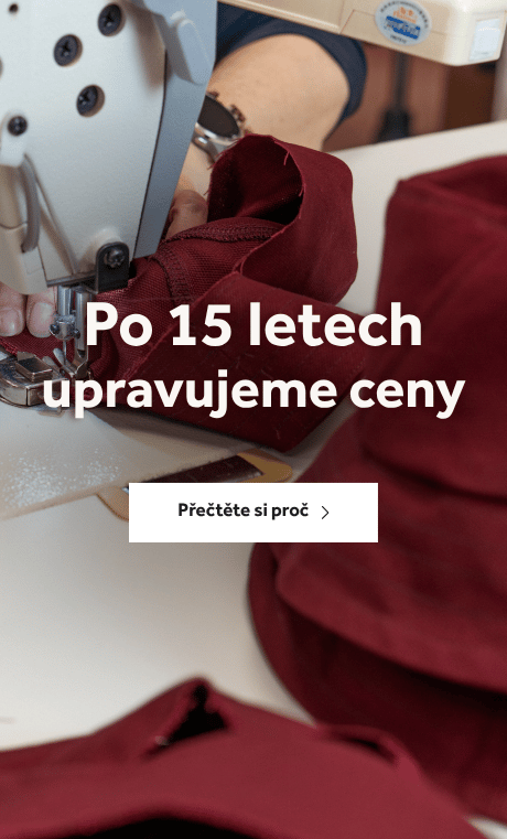 Po 15 letech upravujeme ceny