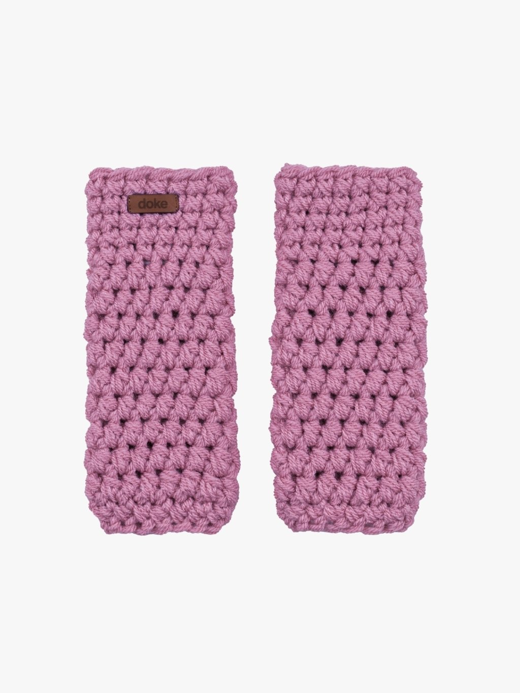 Háčkované návleky Lilac