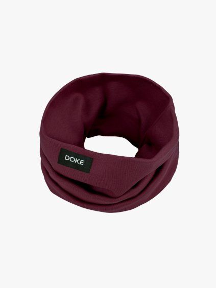 Nákrčník organic maroon