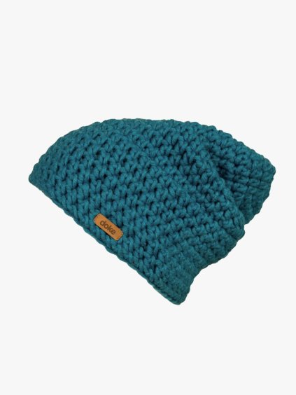 Hačkovaná čepice Bost petrol pro muže