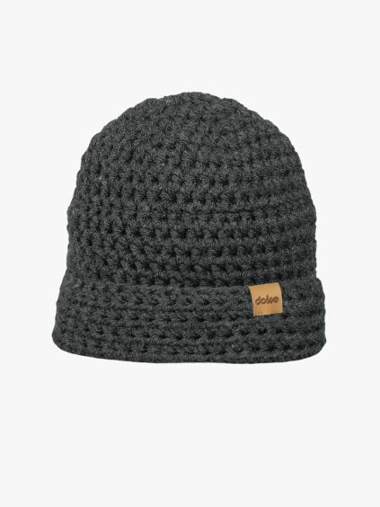 Háčkovaná čepice Fred dark pro muže