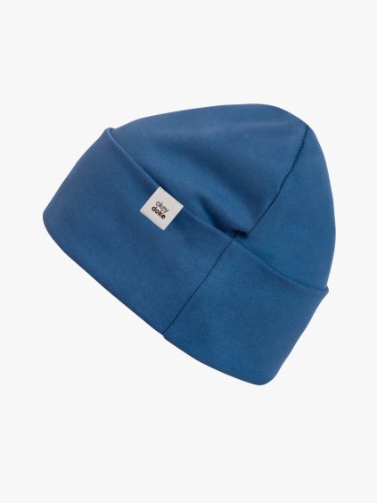 Čepice organic dark blue