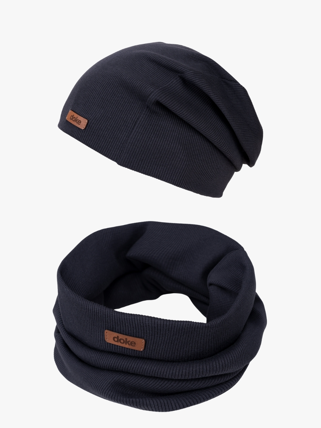 Doke Dětský set organic rib black pro děti do 11 let
