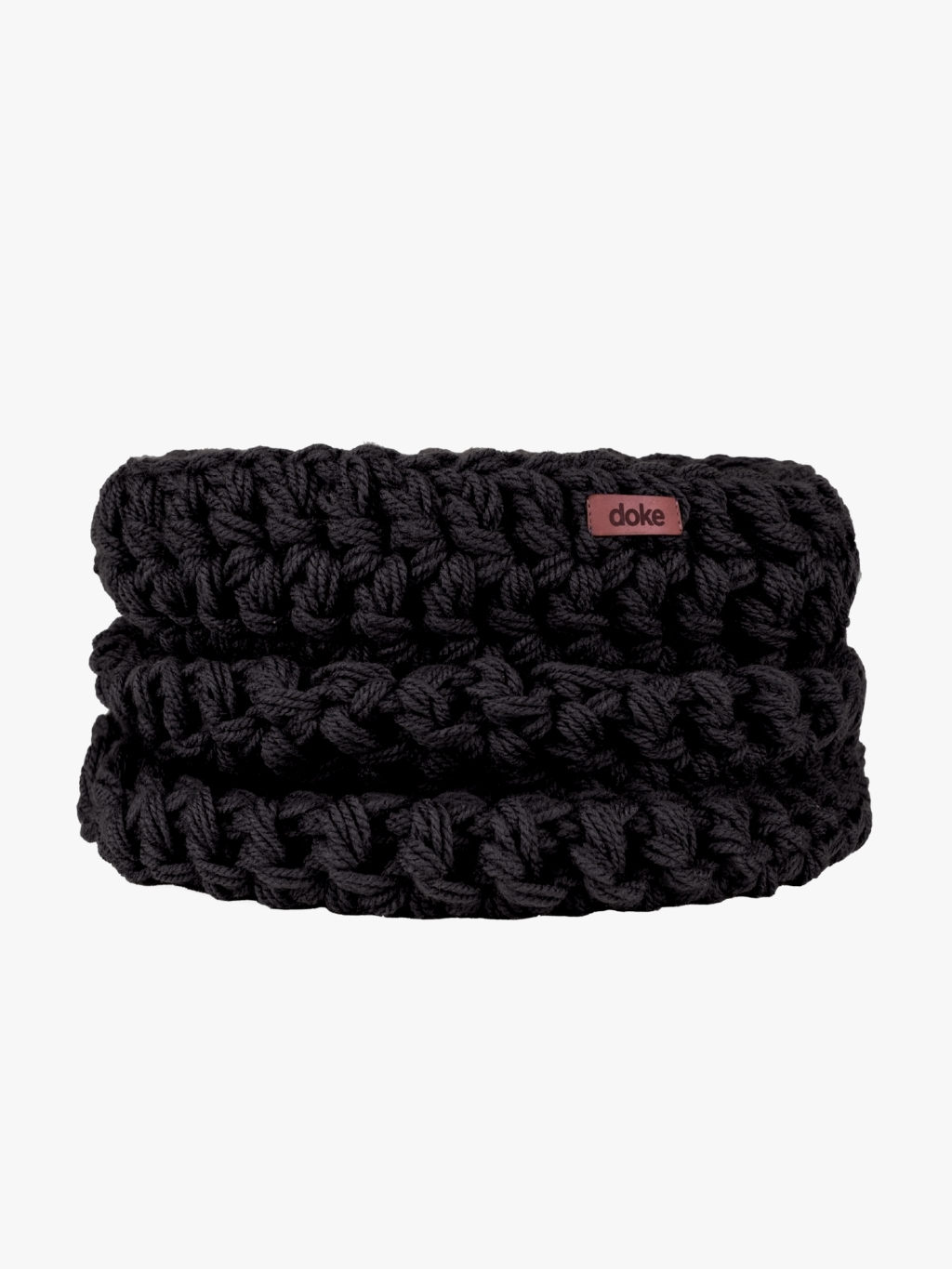 Háčkovaný nákrčník black Velikost: Pro dospělé (vhodné i pro děti od 12 let)