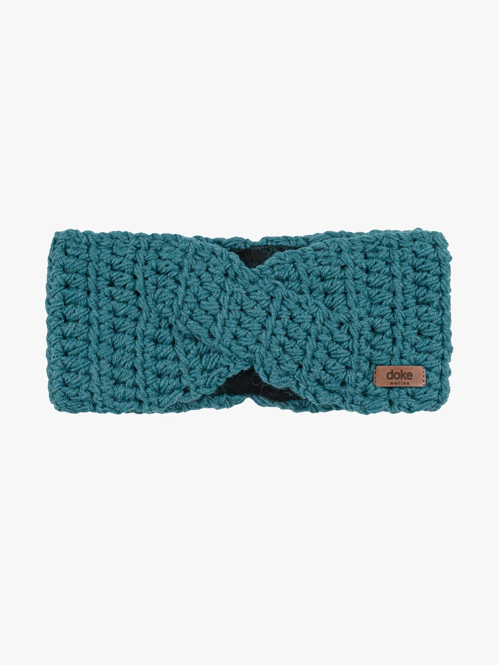 Levně Merino háčkovaná čelenka sue aqua