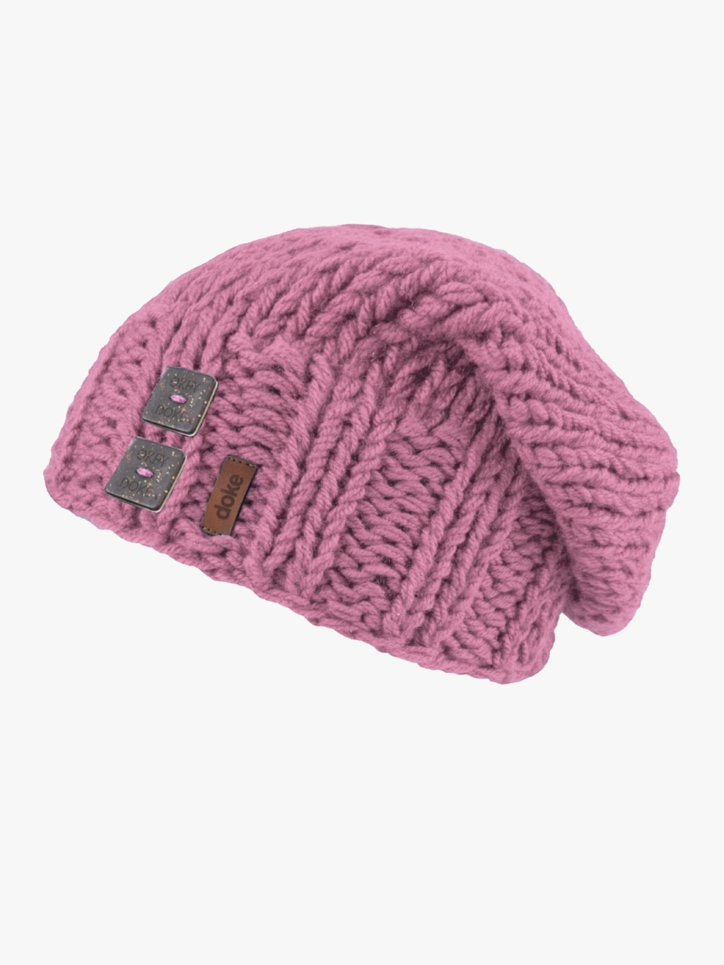 Levně Dětská pletená čepice B lilac