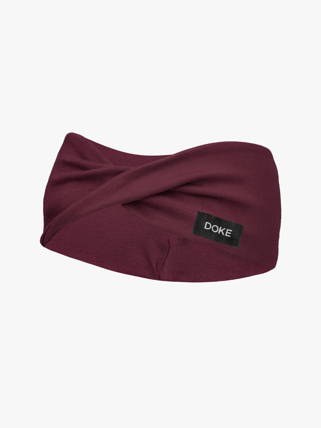 Doke Dětská čelenka organic s křížením Maroon Velikost: Pro děti (1-11 let)