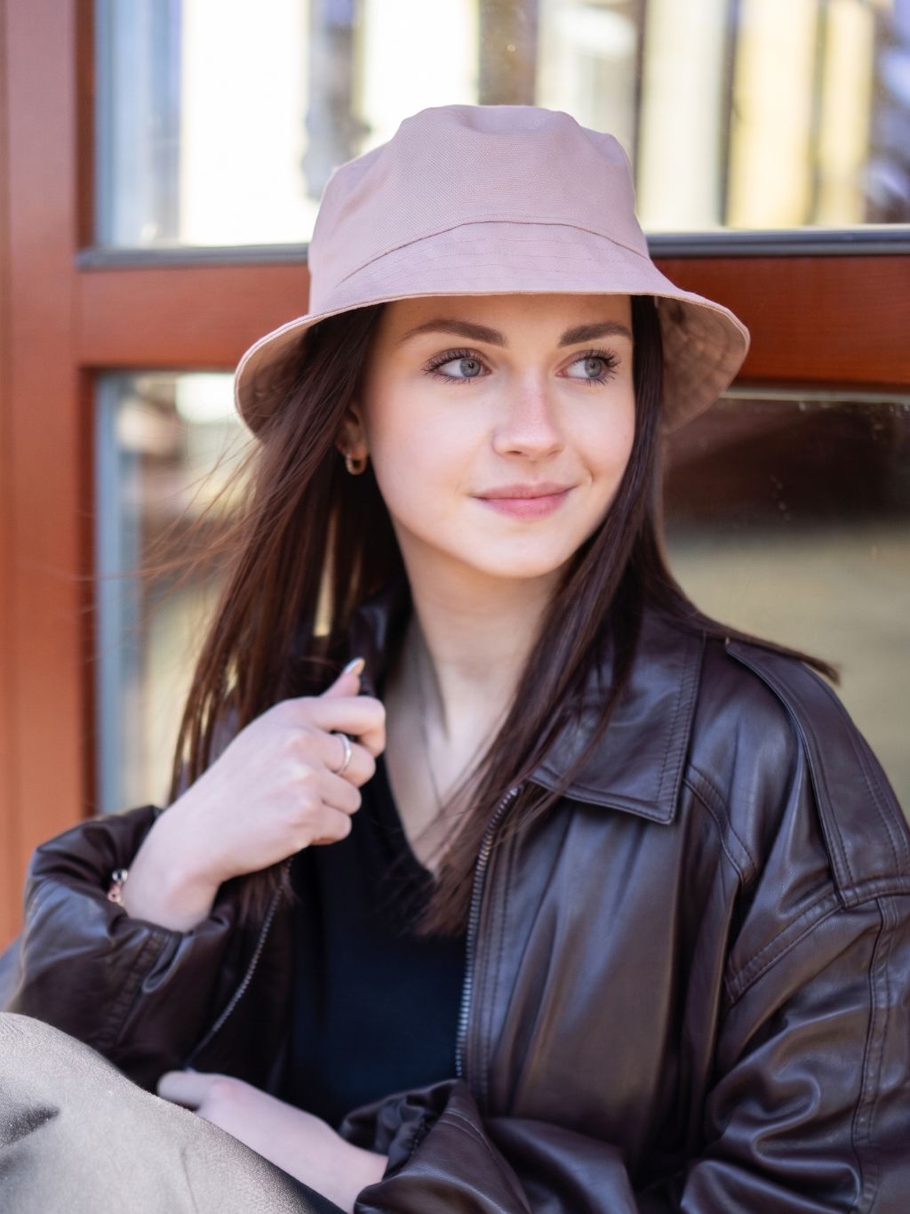 Levně Bavlněný klobouk ALBA Powder