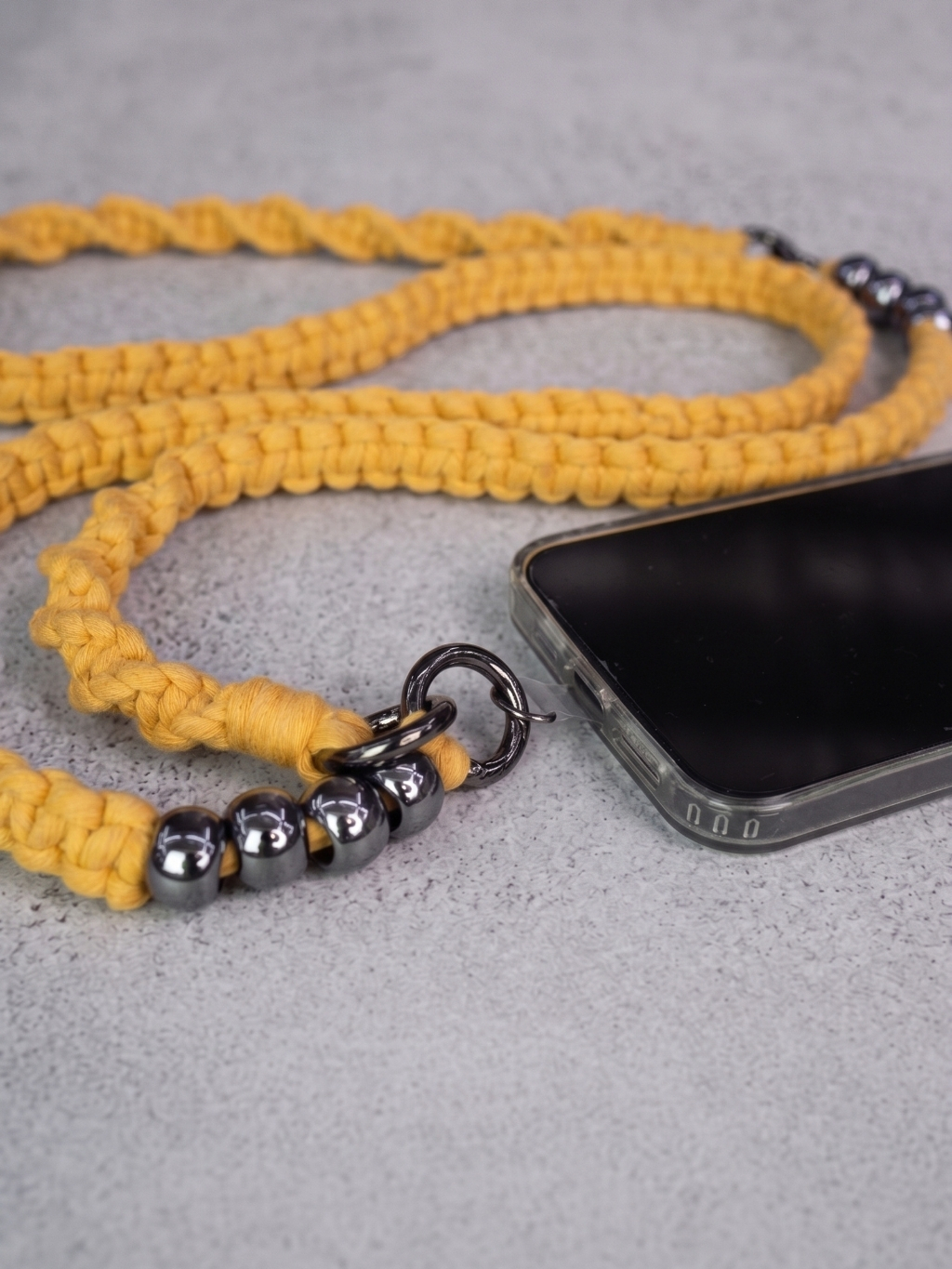 Doke popruh na telefon NIKL gold