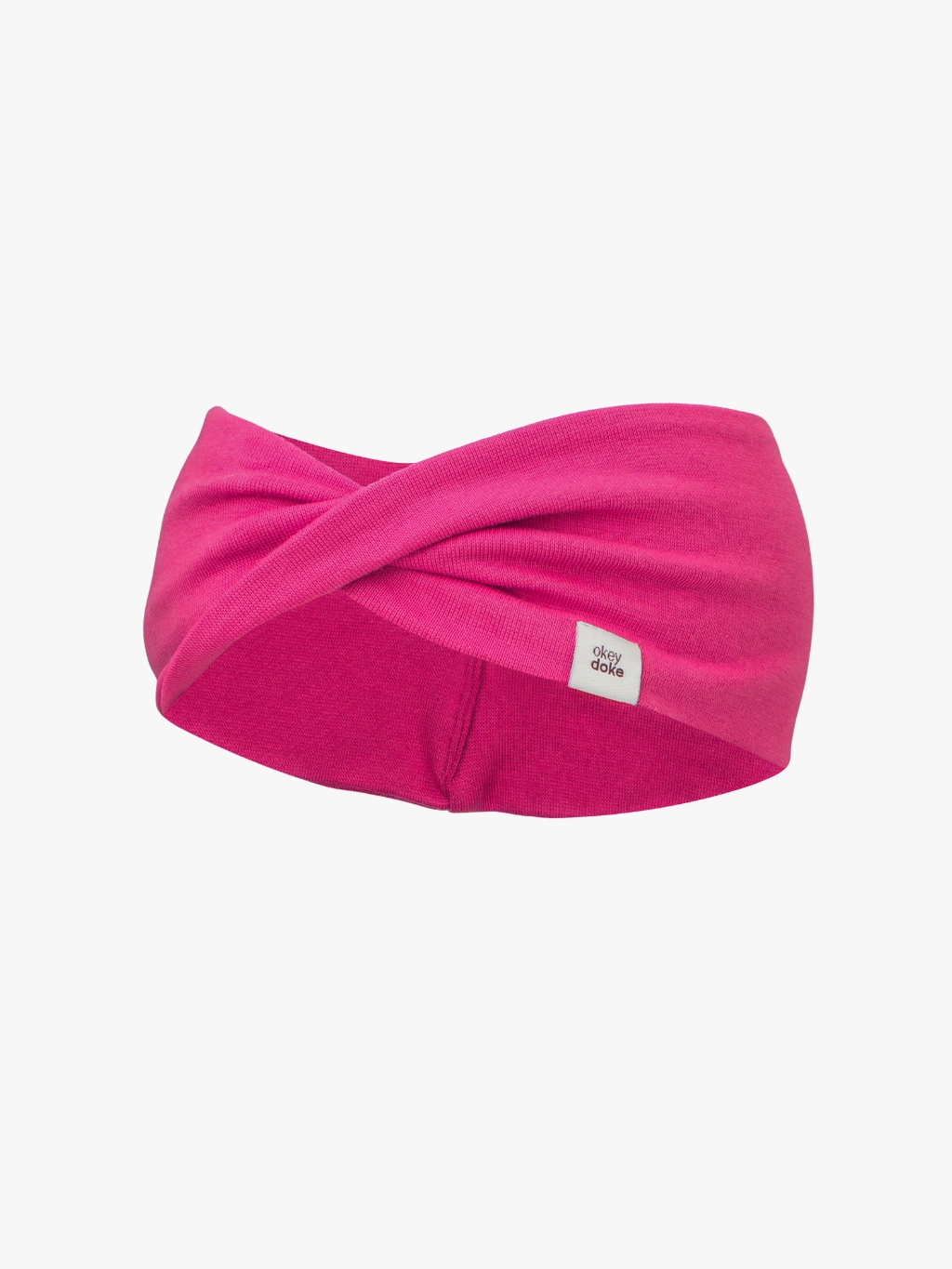 Doke Dětská bavlněná čelenka s křížením pink Velikost: Pro děti (1-11 let)
